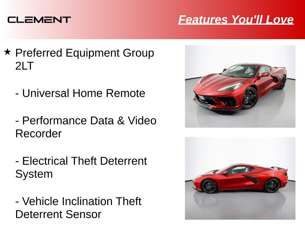 Used 2023 Chevrolet Corvette Stingray Preferred Cpe w/ Z51 Performance Package RWD image 38