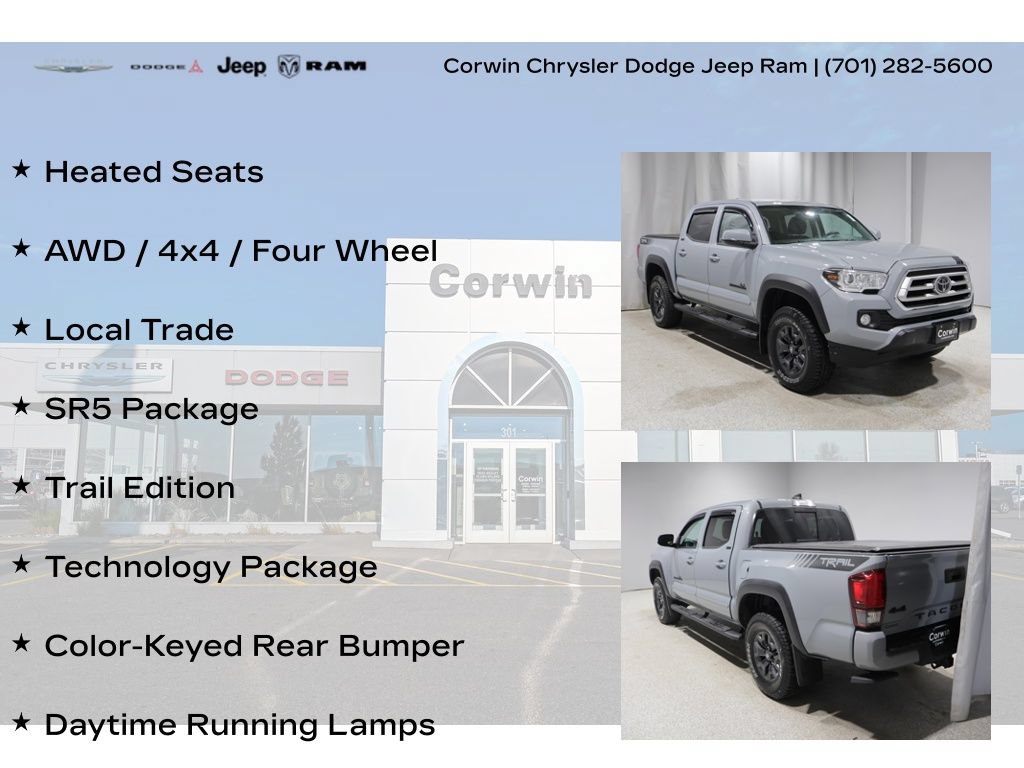 Used 2021 Toyota Tacoma SR5 w/ Trail Edition AWD/4WD image 8
