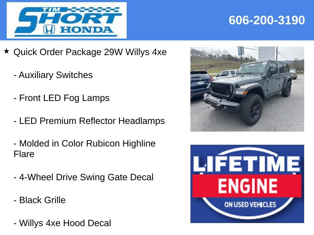 Used 2025 Jeep Wrangler Willys 4xe image 8