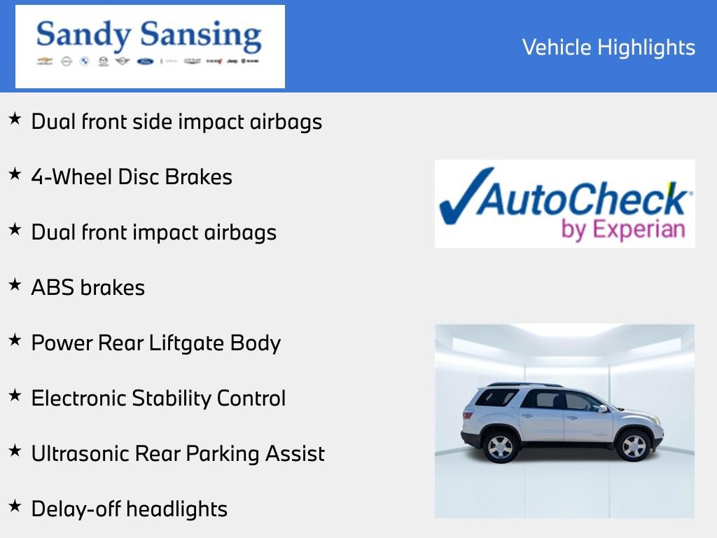 Used 2008 GMC Acadia SLT FWD image 7