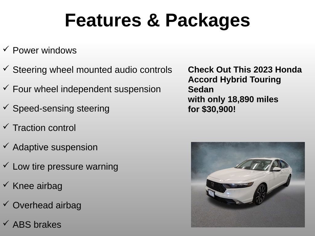 Used 2023 Honda Accord Touring image 12