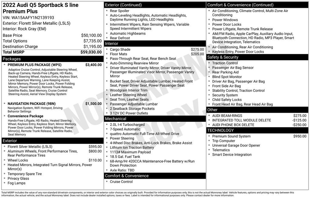 Used 2022 Audi Q5 2.0T Premium Plus w/ Premium Plus Package image 28