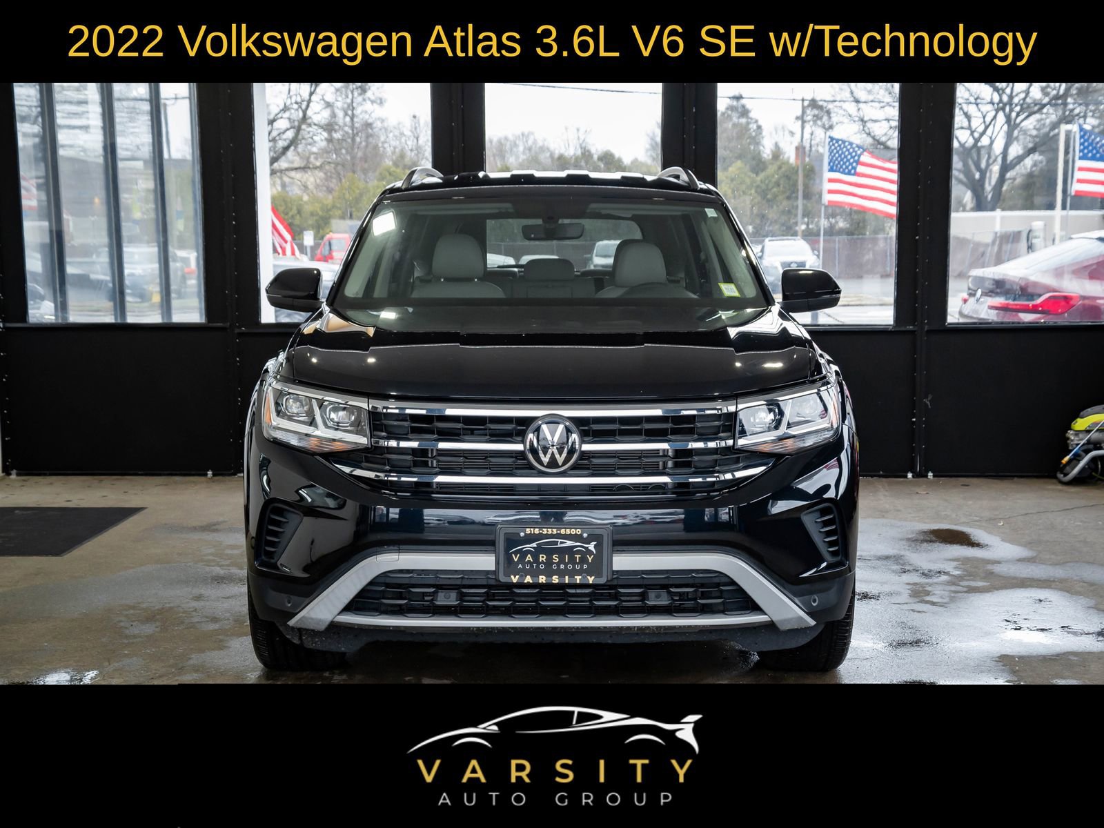 Used 2022 Volkswagen Atlas SE w/ Black Wheel Package image 2