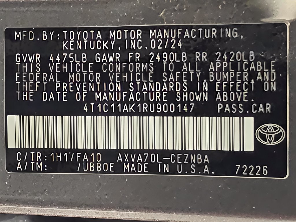 Used 2024 Toyota Camry LE FWD image 46