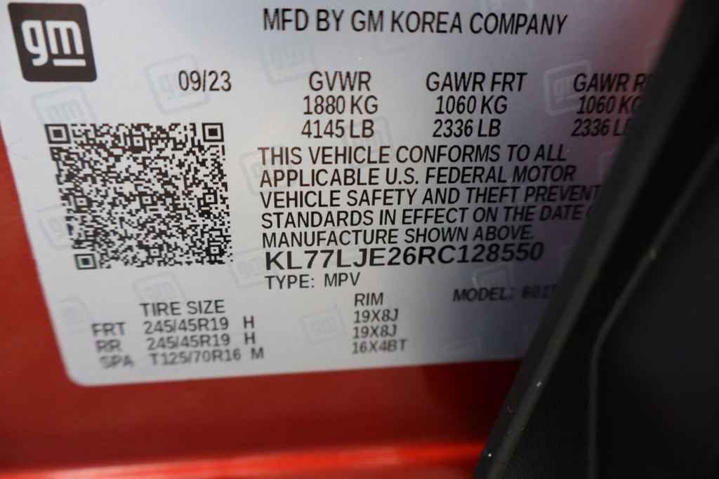 Used 2024 Chevrolet Trax RS w/ Sunroof Package image 36