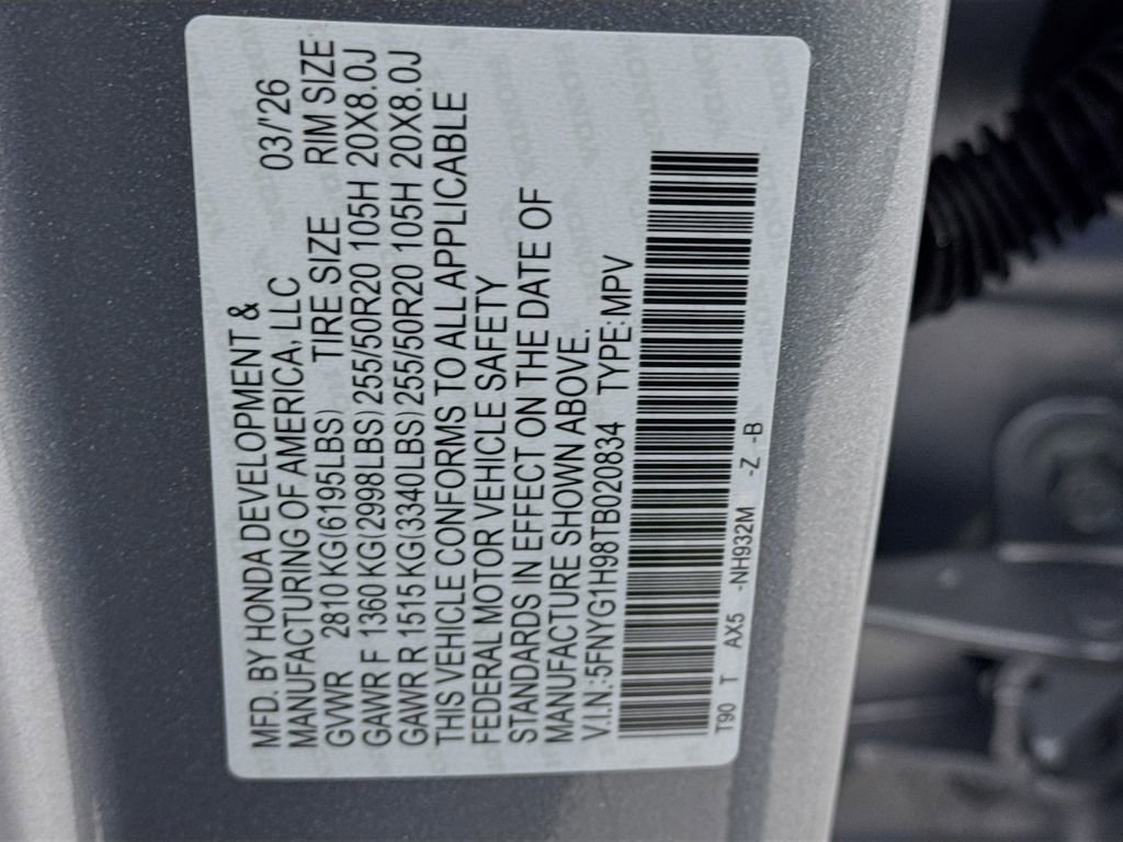New 2026 Honda Pilot Black Edition image 44