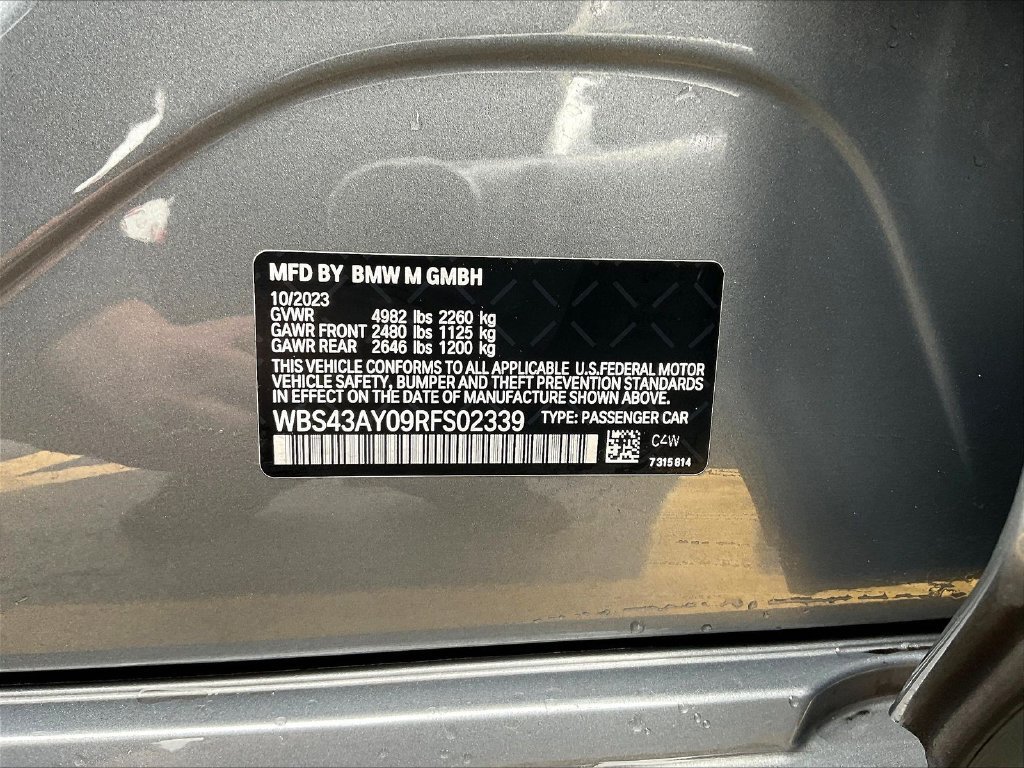 Used 2024 BMW M3 Competition w/ M Carbon Exterior Package AWD/4WD image 19