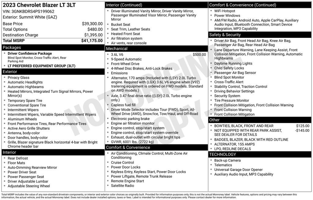 Used 2023 Chevrolet Blazer LT image 6