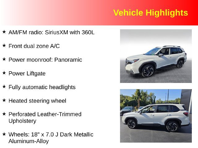 New 2026 Subaru Forester Limited AWD/4WD image 3