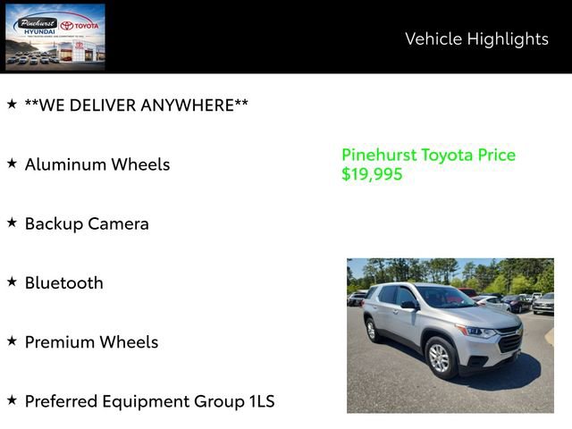 Used 2020 Chevrolet Traverse LS FWD image 20