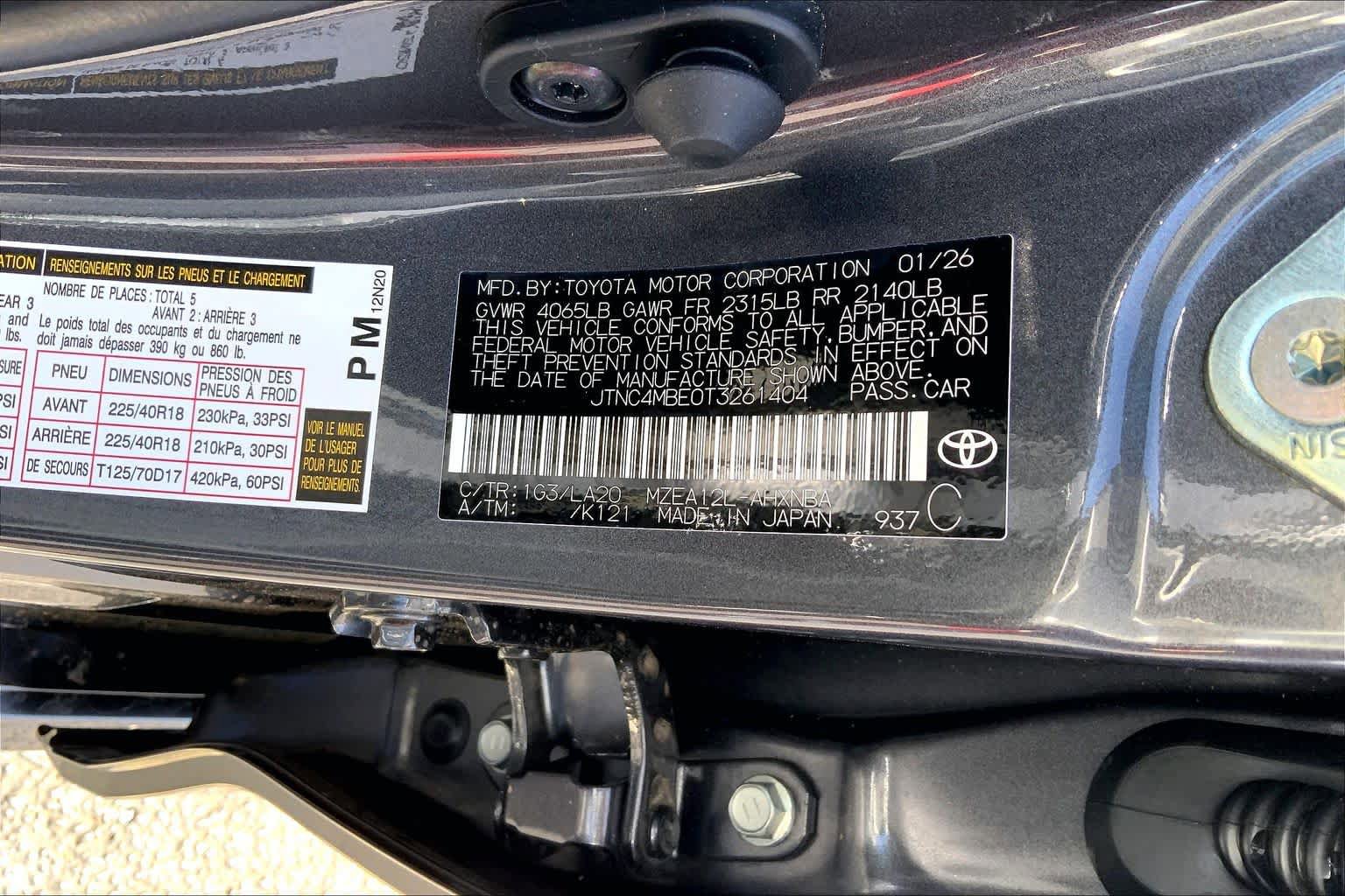 Used 2026 Toyota Corolla XSE FWD image 21