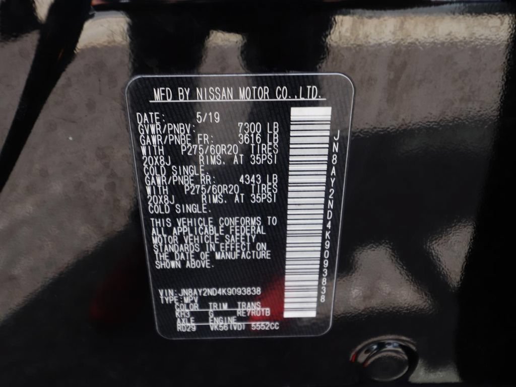 Used 2019 Nissan Armada SL w/ Premium Package RWD image 28