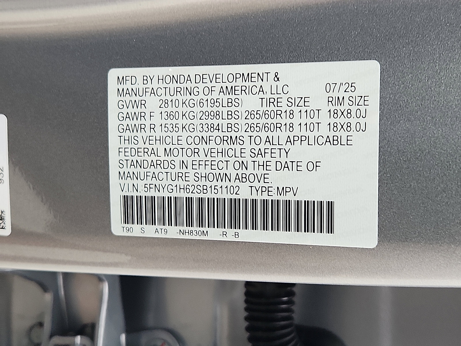 New 2025 Honda Pilot TrailSport image 17