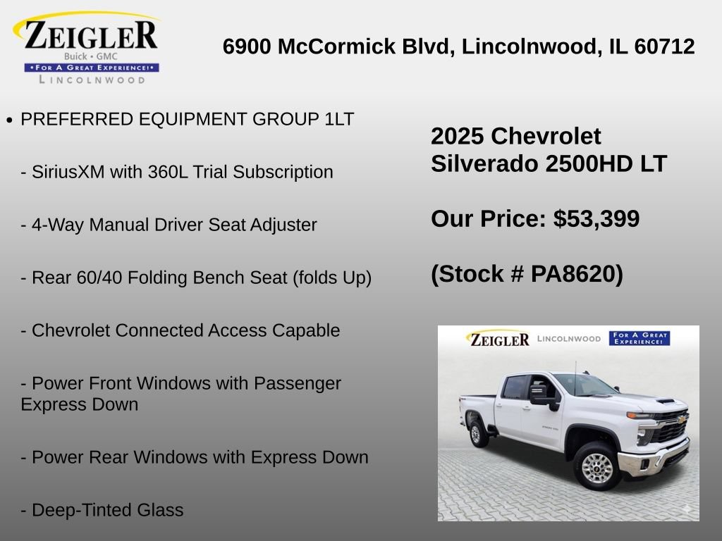 Used 2025 Chevrolet Silverado 2500 LT w/ Convenience Package AWD/4WD image 6