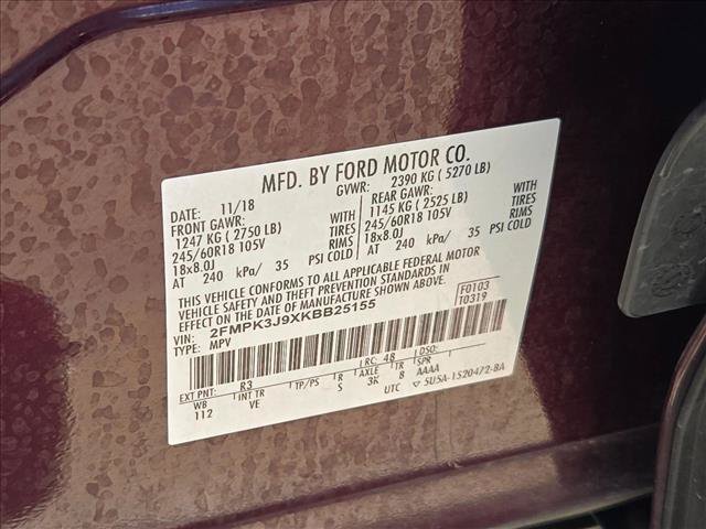 Used 2019 Ford Edge SEL w/ Equipment Group 201A FWD image 22