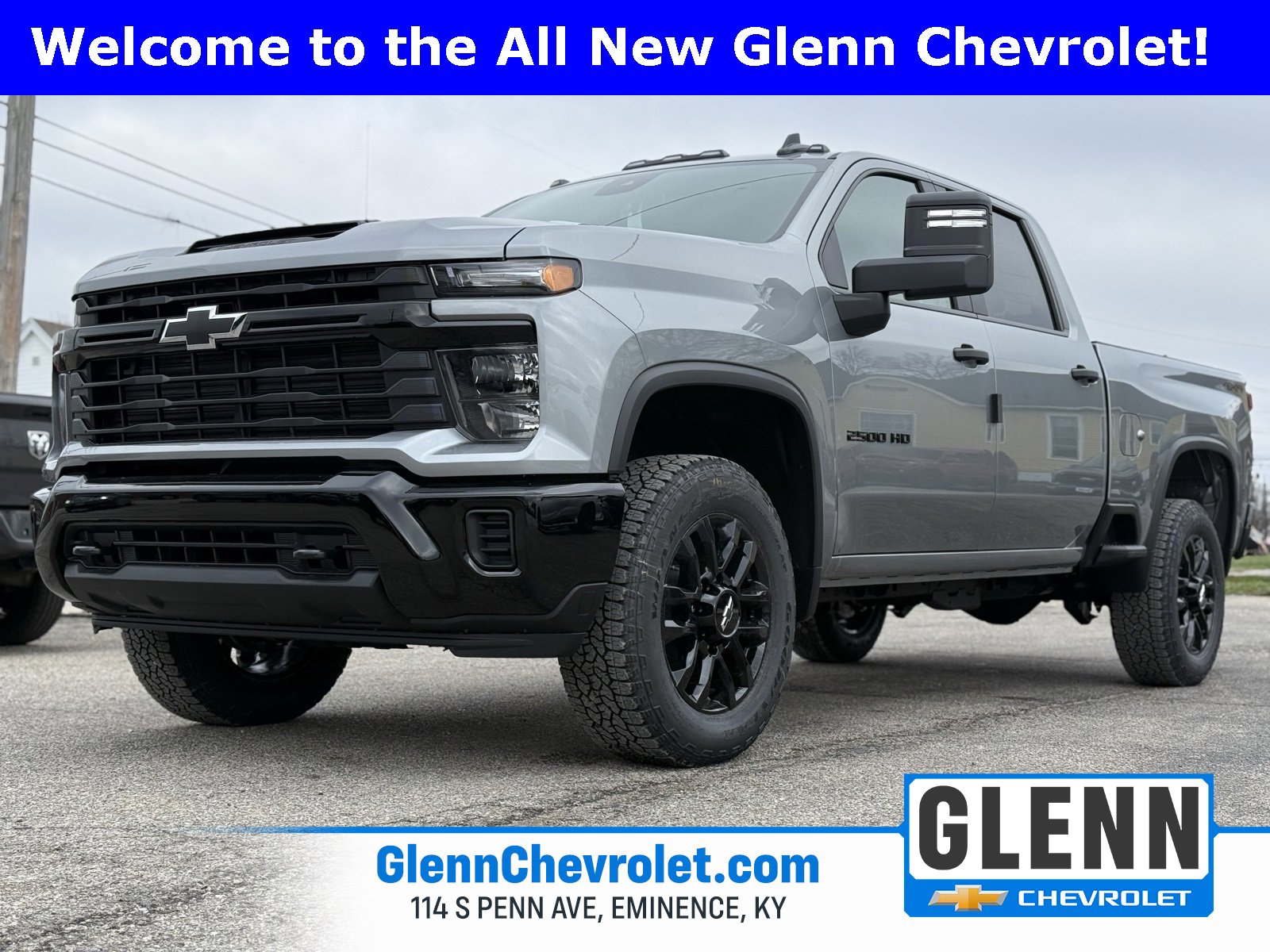 New 2026 Chevrolet Silverado 2500 Custom w/ Custom Blackout Package