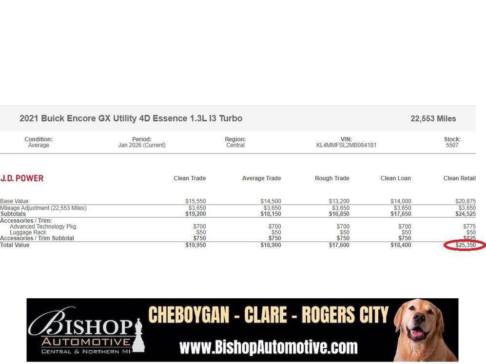 Used 2021 Buick Encore GX Essence image 11