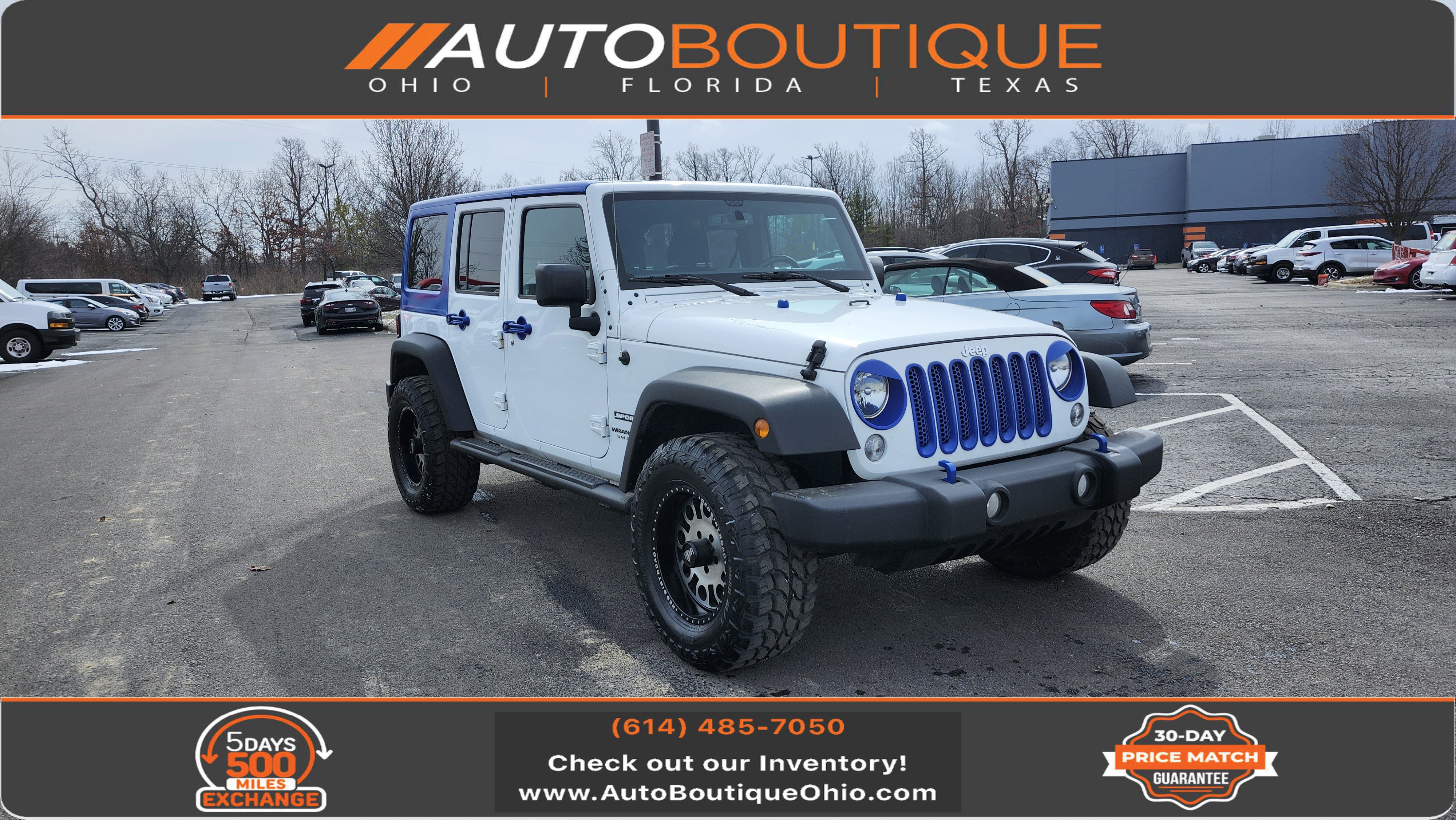 Used 2016 Jeep Wrangler Unlimited Sport w/ Quick Order Package 24S image 1