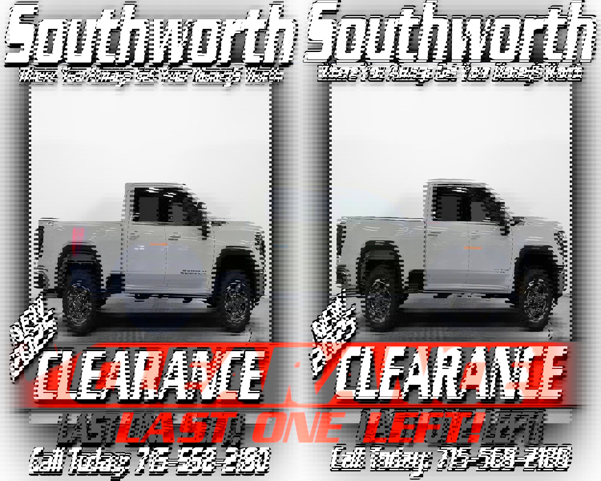 New 2025 GMC Sierra 2500 SLE w/ SLE Value Package;