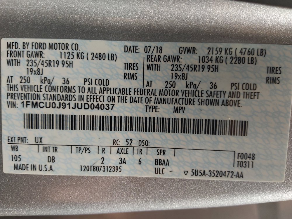 Used 2018 Ford Escape Titanium FWD image 33