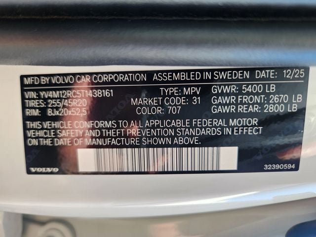 New 2026 Volvo XC60 B5 Plus w/ Climate Package AWD/4WD image 24