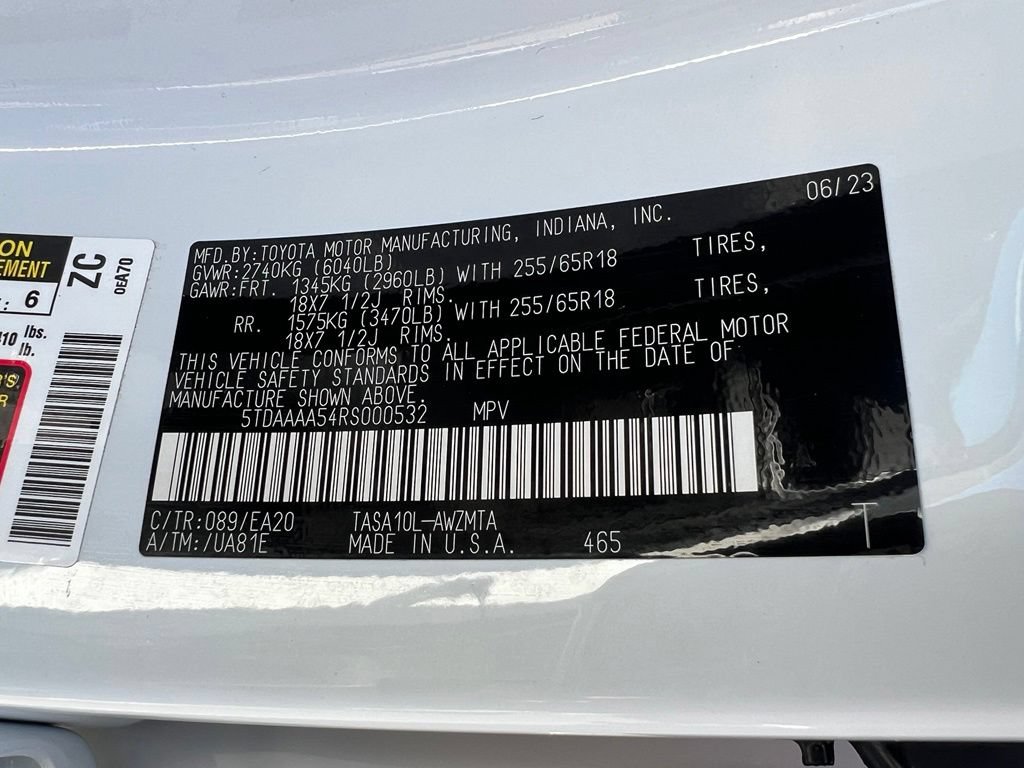 Certified 2024 Toyota Grand Highlander FWD image 46