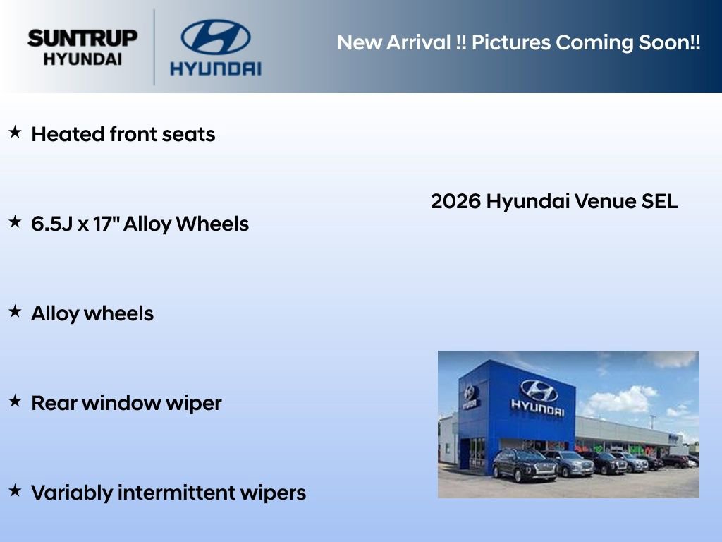 New 2026 Hyundai Venue SEL FWD image 3