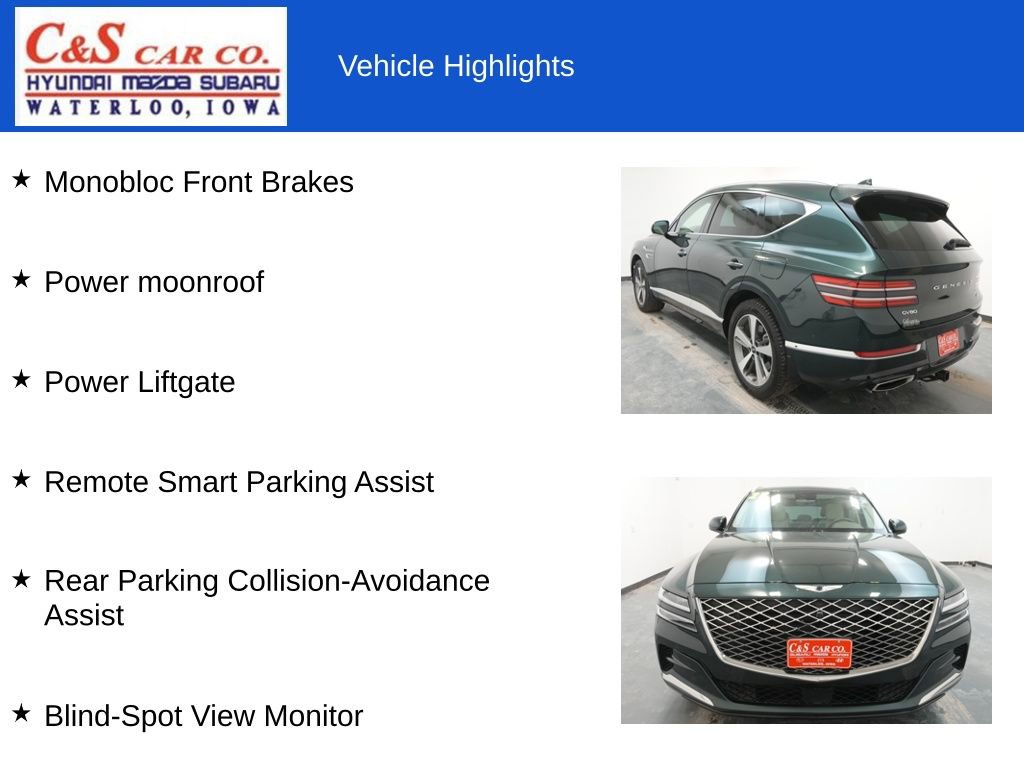 Used 2022 Genesis GV80 2.5T w/ Advanced Package 02 image 13