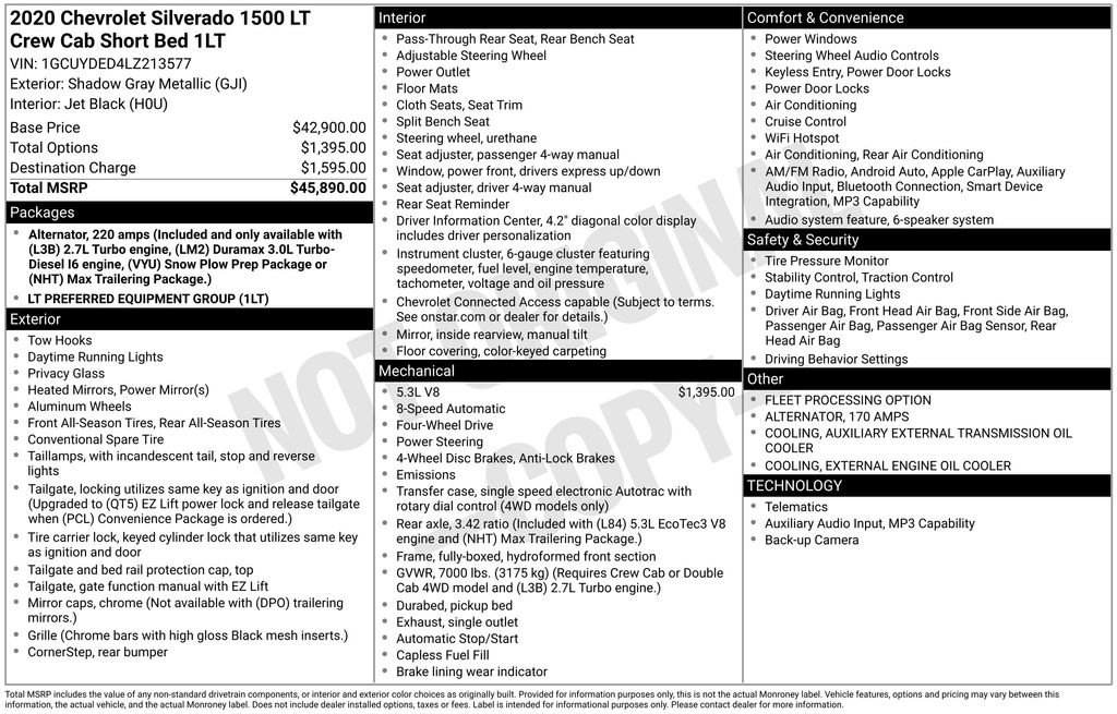 Used 2020 Chevrolet Silverado 1500 LT image 8