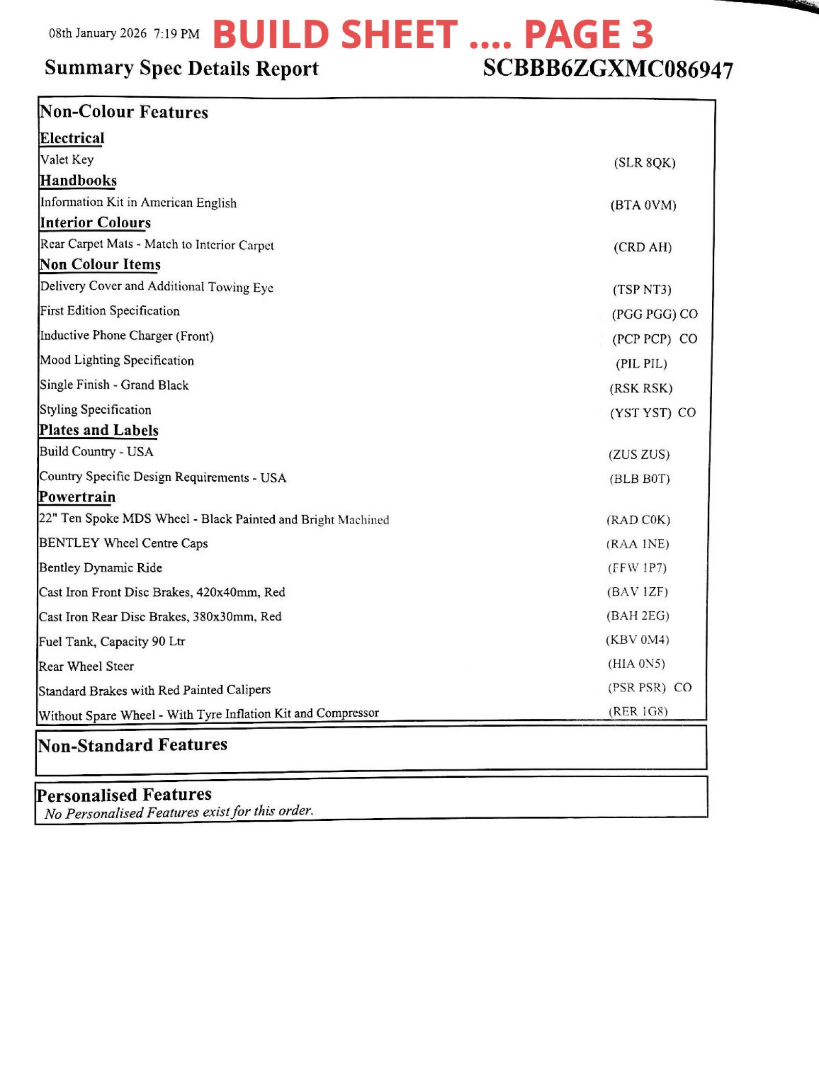 Used 2021 Bentley Flying Spur W12 w/ First Edition Specification image 75