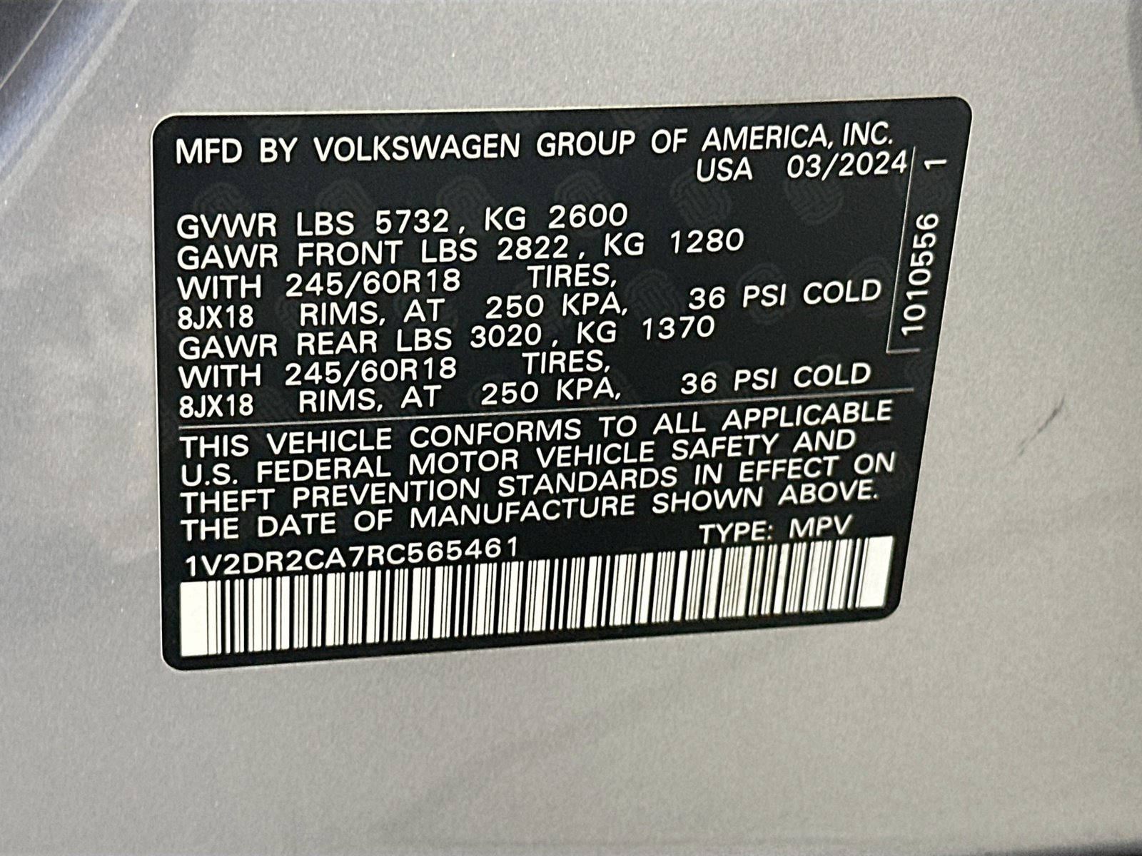 Used 2024 Volkswagen Atlas SE FWD image 32
