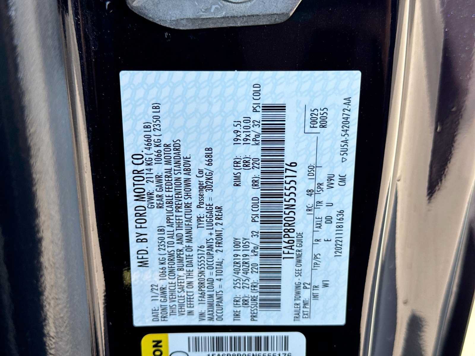 Used 2022 Ford Mustang Mach 1 RWD image 34