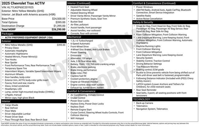 Used 2025 Chevrolet Trax ACTIV image 39