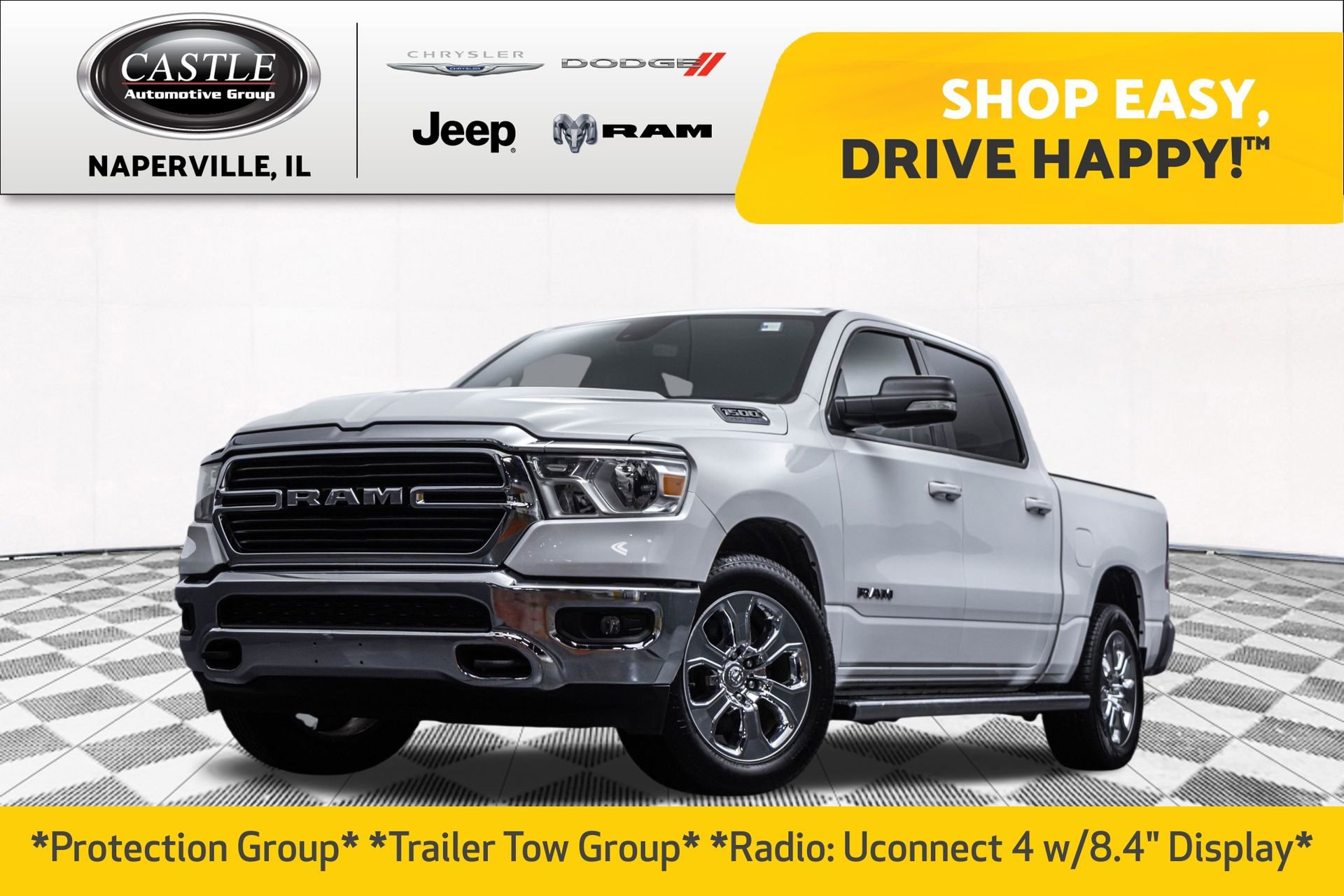 Used 2021 RAM 1500 Big Horn w/ Trailer Tow Group AWD/4WD image 1