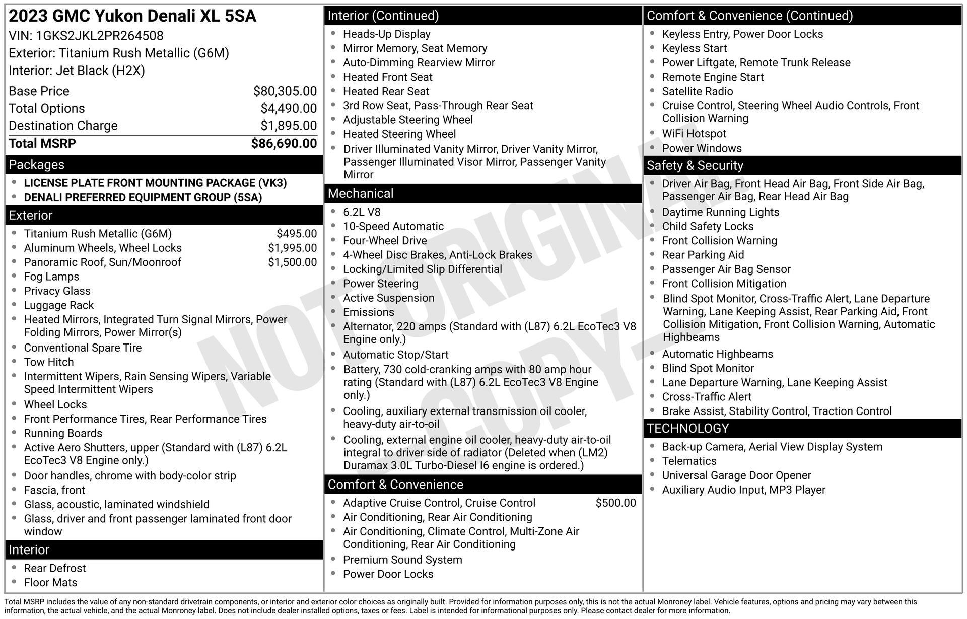 Used 2023 GMC Yukon XL Denali image 4