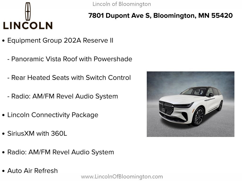 New 2026 Lincoln Nautilus Reserve AWD/4WD image 9