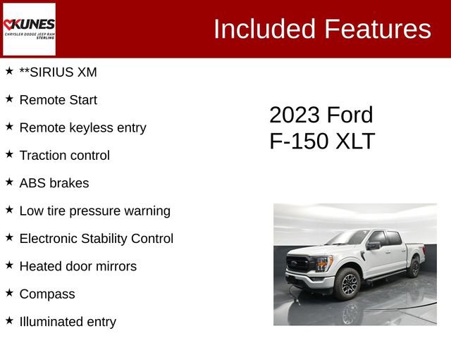 Used 2023 Ford F150 XLT w/ Equipment Group 302A High image 3