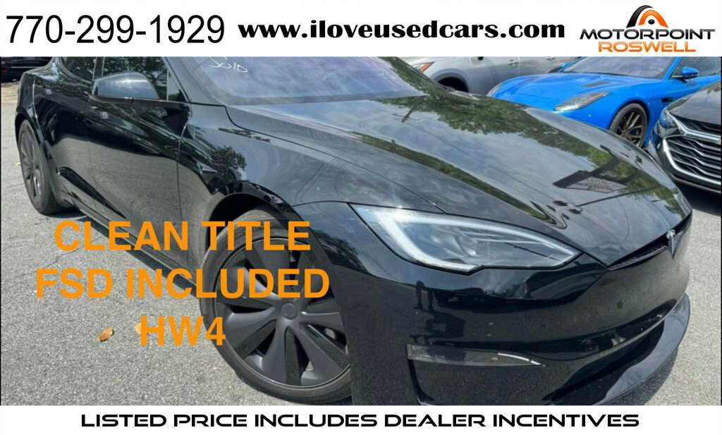 Used 2023 Tesla Model S Plaid AWD/4WD image 1