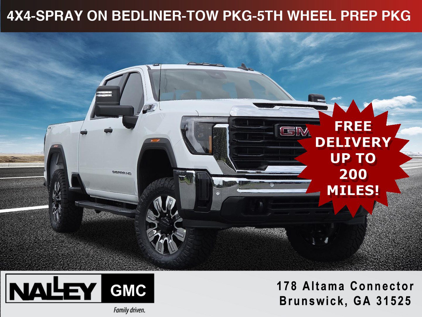 New 2026 GMC Sierra 2500 Pro w/ 1SA Pro Safety Plus Package AWD/4WD 360° Tour