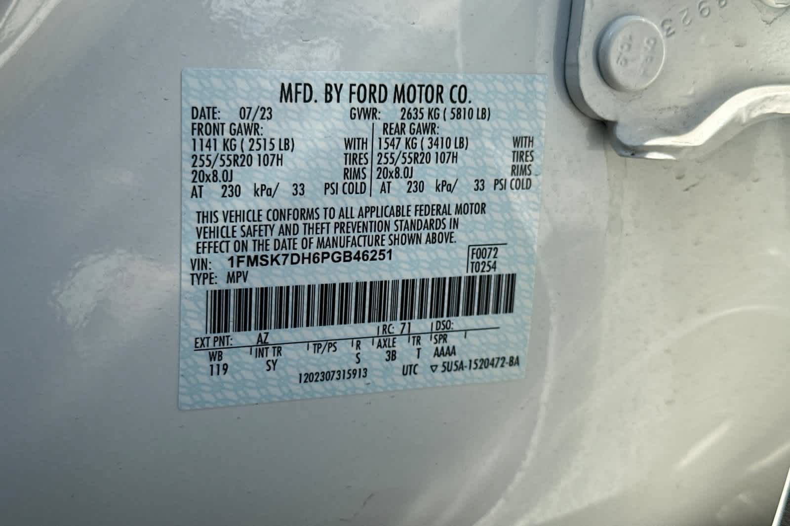 Certified 2023 Ford Explorer XLT w/ Equipment Group 202A RWD image 32
