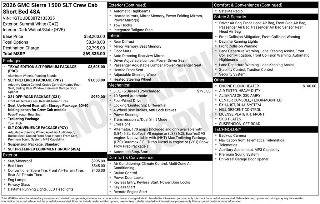 Used 2026 GMC Sierra 1500 SLT AWD/4WD image 43