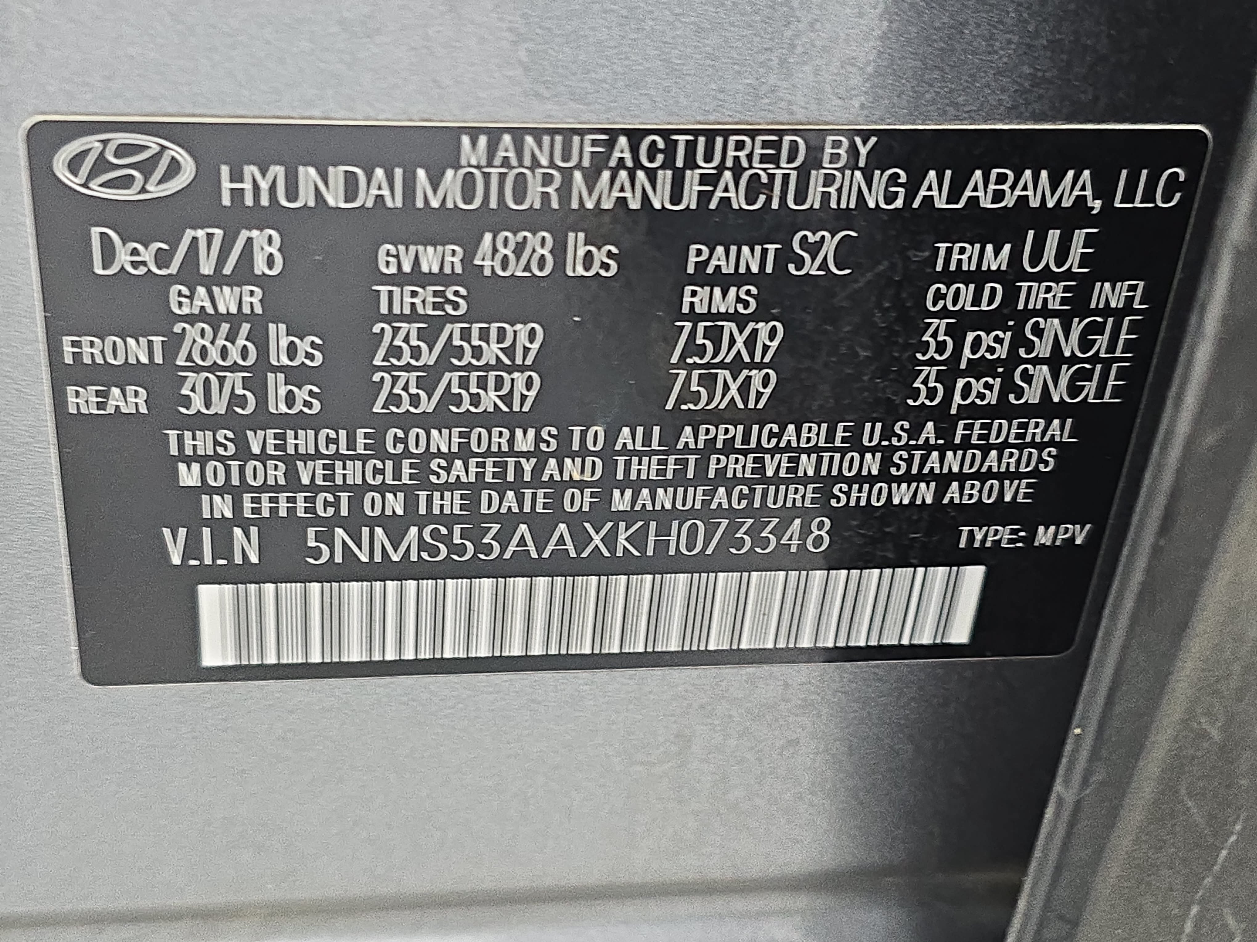 Used 2019 Hyundai Santa Fe Limited FWD image 35