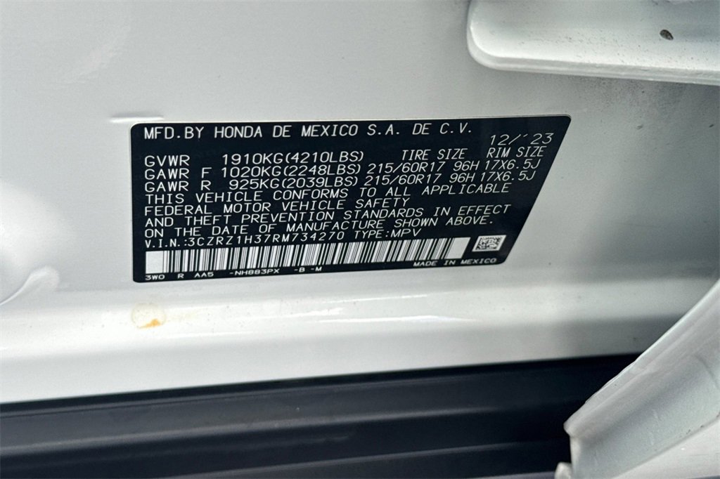 Used 2024 Honda HR-V LX image 30