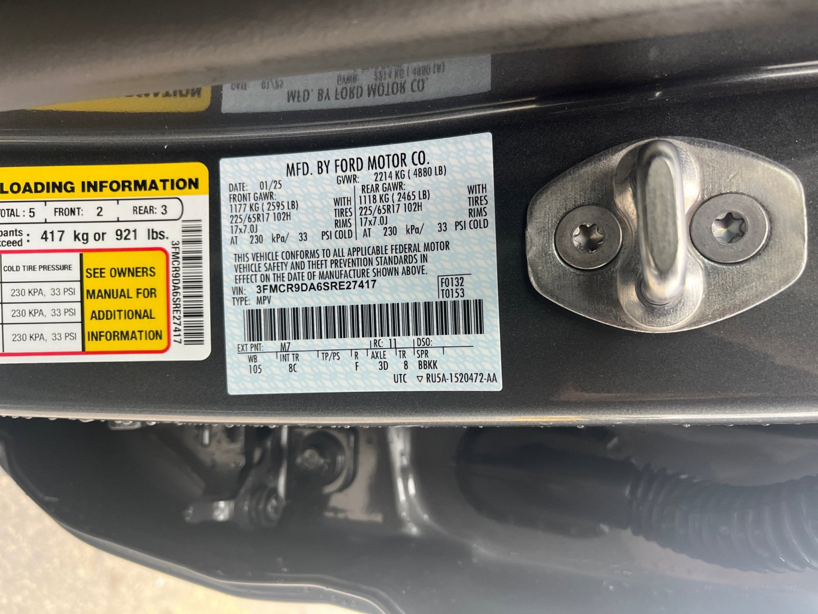 New 2025 Ford Bronco Sport Badlands w/ Badlands Tech Package image 27