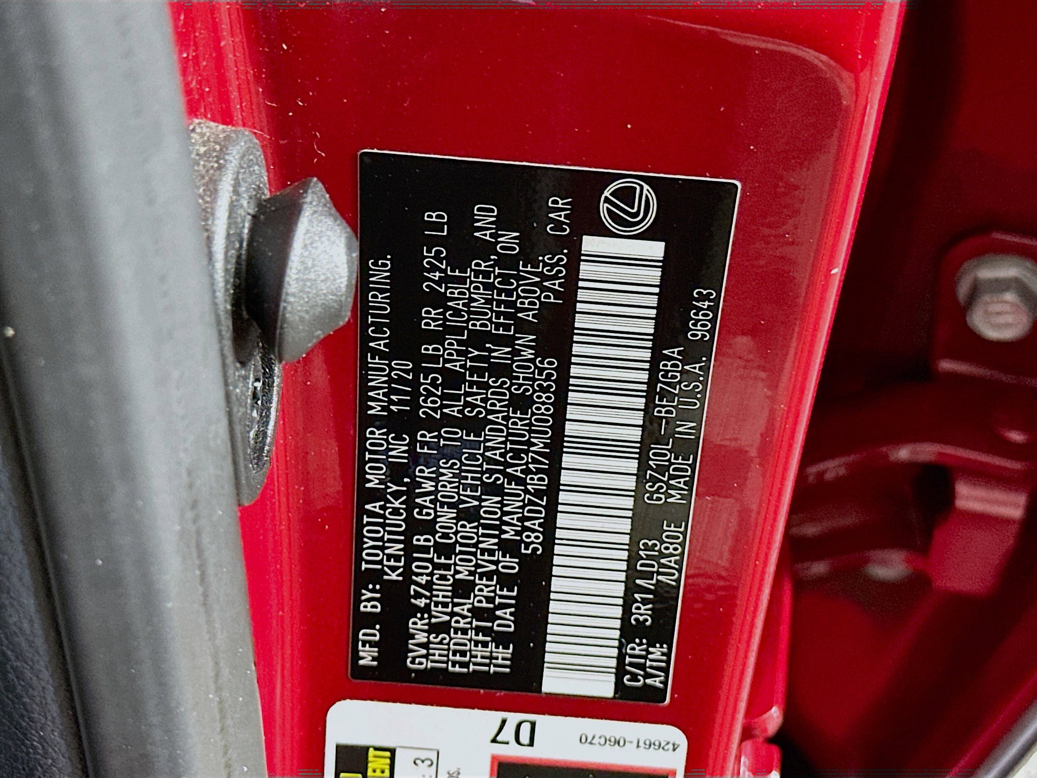 Used 2021 Lexus ES 350 w/ Premium Package image 12