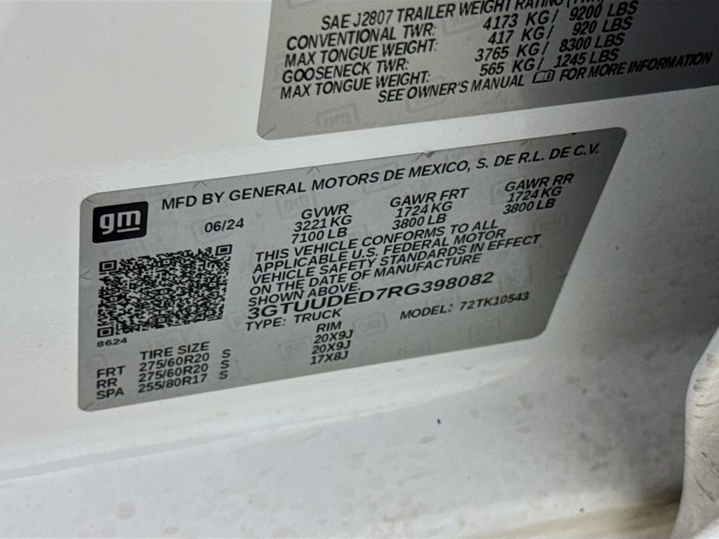 Certified 2024 GMC Sierra 1500 SLT AWD/4WD image 31