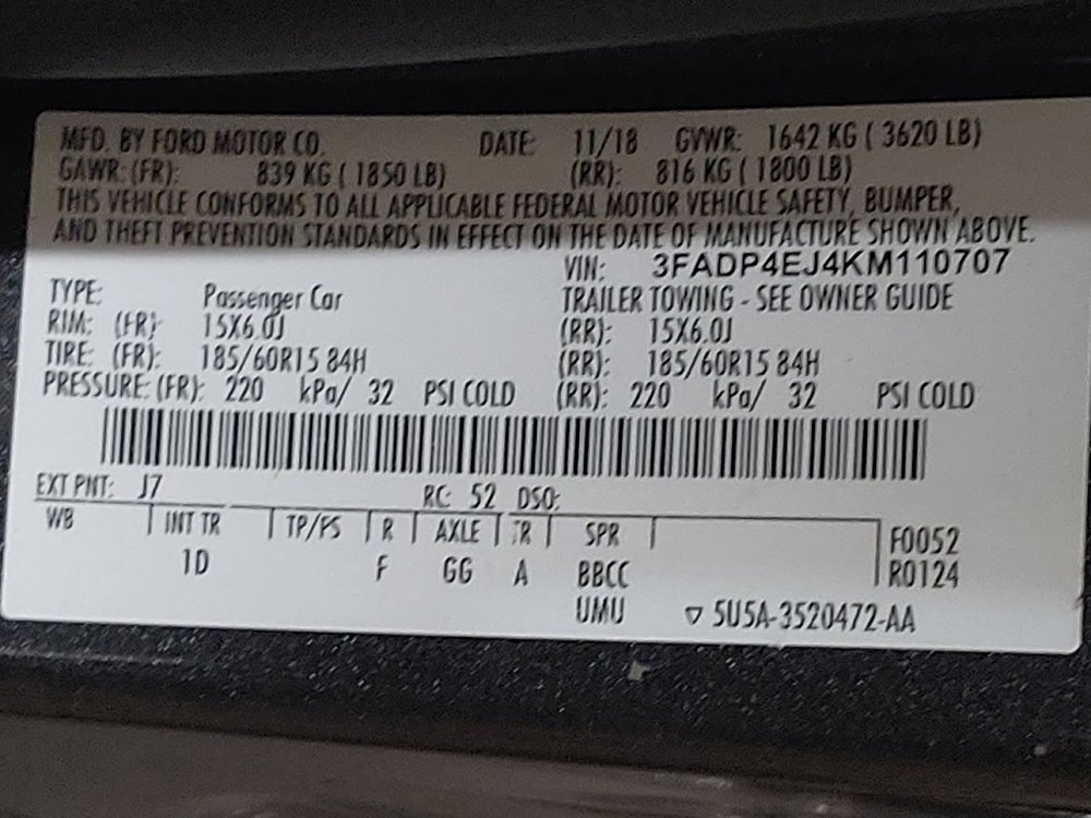 Used 2019 Ford Fiesta SE FWD image 33