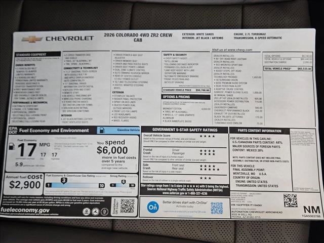 New 2026 Chevrolet Colorado ZR2 w/ Midnight Edition image 18
