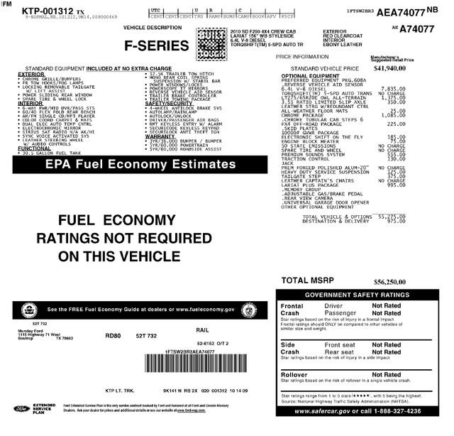 Used 2010 Ford F250 Lariat AWD/4WD image 31