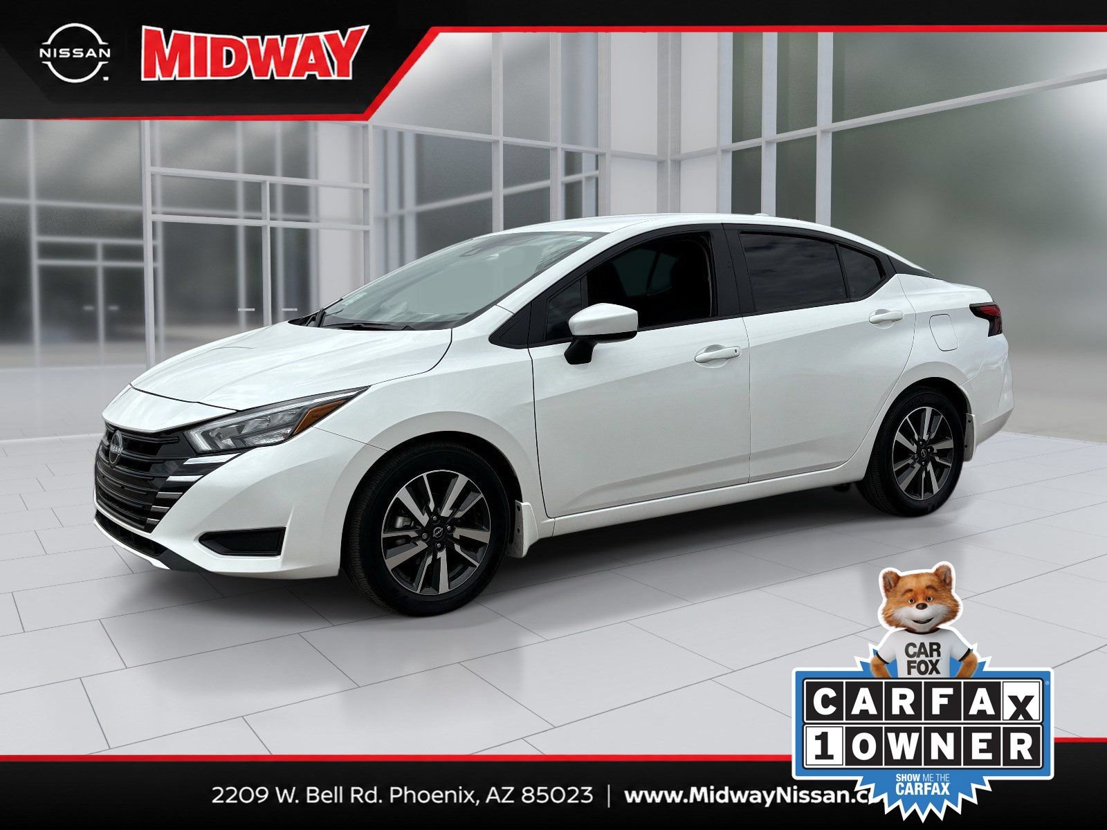Certified 2025 Nissan Versa SV w/ Trunk Package FWD image 1